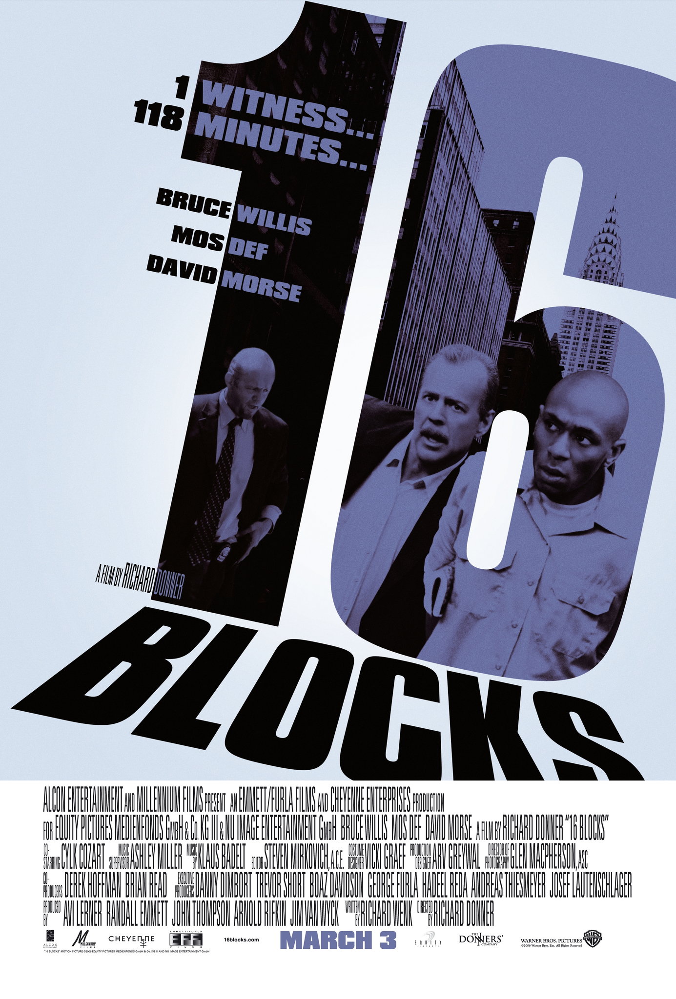 16 Blocks (2006) movie poster download