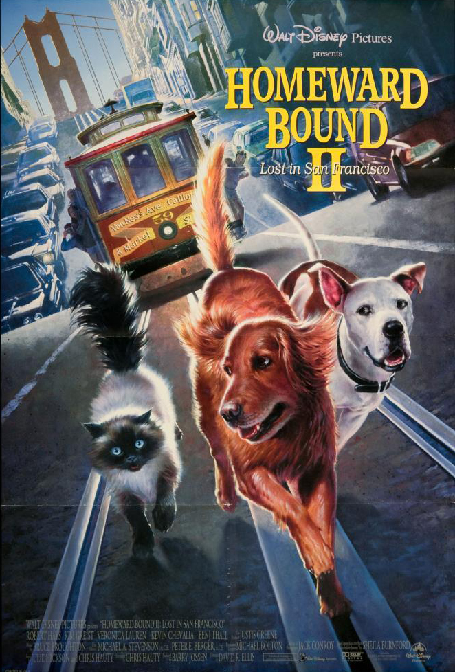 Homeward Bound 2 Lost In San Francisco (1996) movie poster download