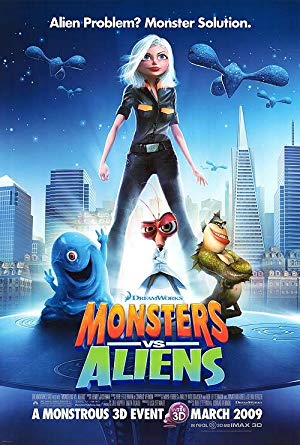 Monsters vs Aliens (2009) movie poster download