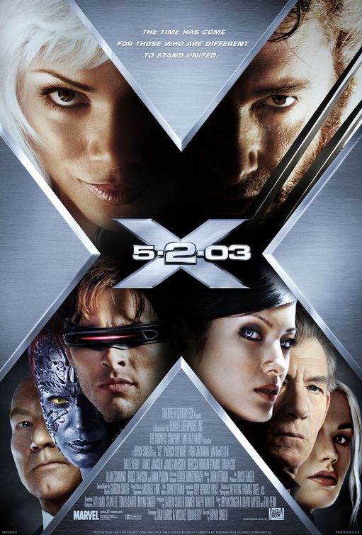 X Men 2 (2003) movie poster download