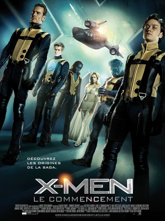 X Men First Class (2011) movie poster download