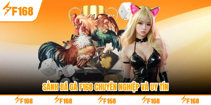 Sảnh đá gà F168 chuyên nghiệp và uy tín